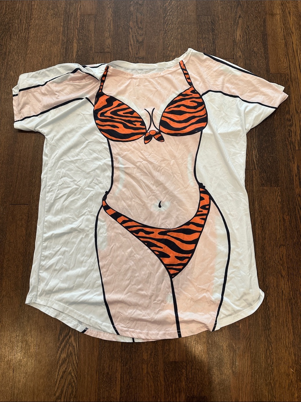 Bikini Tee Shirt Cover Up